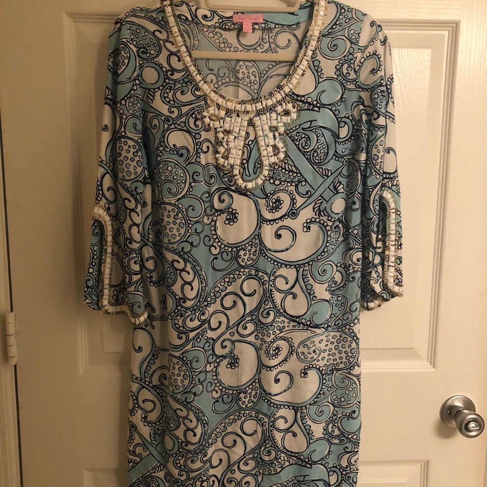 Lilly pulitzer beaded dress/tunic